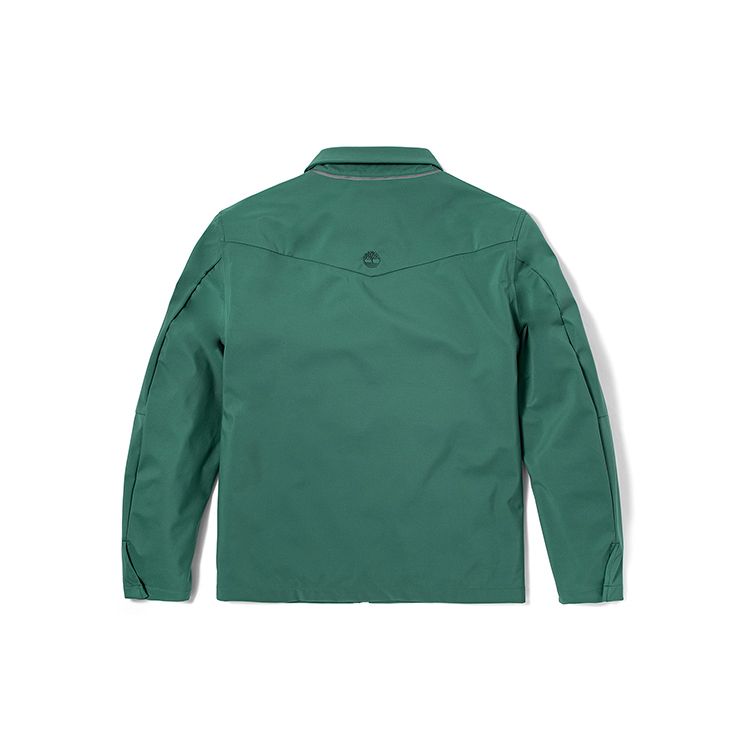 Timberland Outdoor Work Solid Color Coach Jacket Men Jacket Green A2G9E-J74