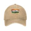 India Flag Casual Baseball Cap Summer  Trucker Hat Wholesale Outdoor Gym Snapback Cap Women Unisex yk Retro Baseball Caps