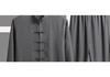 Men's Tang Suit Ice Silk Set - Long-Sleeve Chinese Tai Chi Hanfu for Spring/Summer