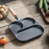 Cast Iron Pan with Wooden Handle Induction InductionreadySection PreSeasoned Breakfast Skillet