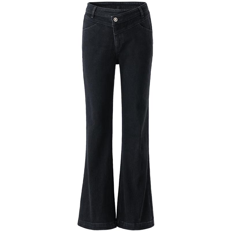 GIOVANNI VALENTINO Women's High-Waist Slim-Fit Flared Jeans