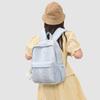 Gestreifter Schülerrucksack Damen Leichter Rucksack mit großem Fassungsvermögen