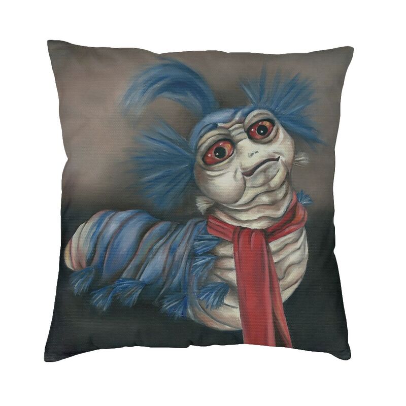 Labyrinth Pillow Covers Sofa Adventure Fantasy Movie Luxury Cushion Cover Velvet Pillowcase