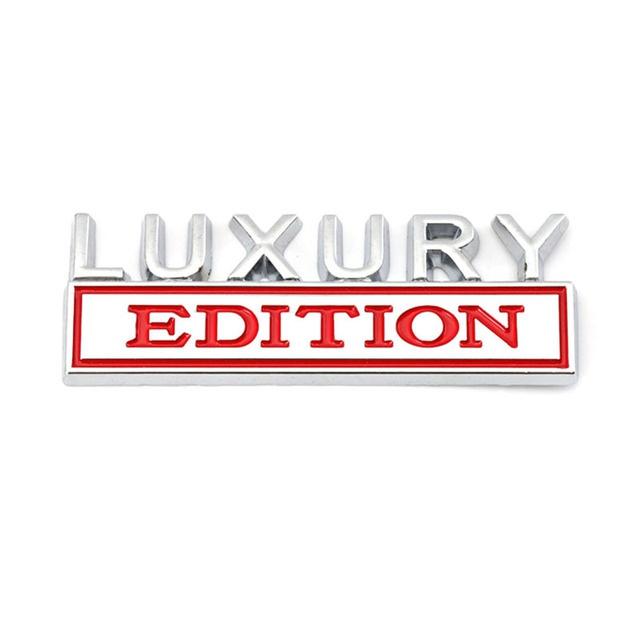 1 Pezzo Logo Edizione di Lusso in Metallo 3D Badge Griglia Anteriore Auto Parafango Laterale Adesivo Decalcomania Emblema Portellone Posteriore