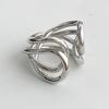925 Sterling Silver Rings for Women Couple Minimalist Handmade Simple Butterfly Shape Ring Fine Jewelry Gift Prevent Allergy
