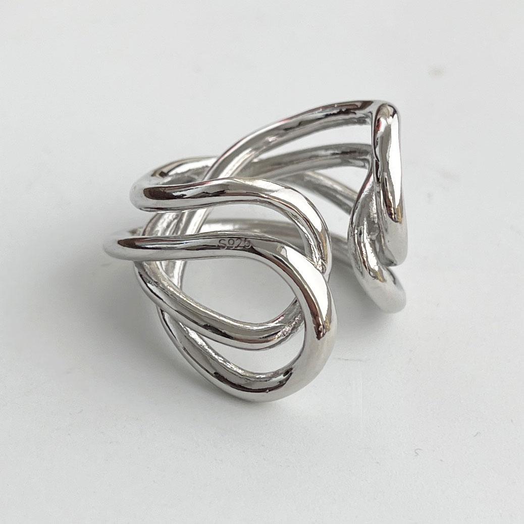 

925 Sterling Silver Rings for Women Couple Minimalist Handmade Simple Butterfly Shape Ring Fine Jewelry Gift Prevent Allergy resizable