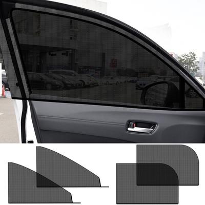 2 יחידות מכסה דלת מסך חלון רכב SUV אוניברסלי צד רכב שמש צלונים לתינוק שרוול רשת כילה לרכב