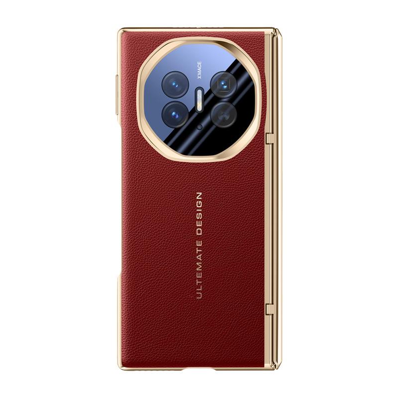 Applicable Huawei matext mobile phone case lens holder dual central axis anti-drop XTs electroplating anti-drop Internet celebrity xts leather case