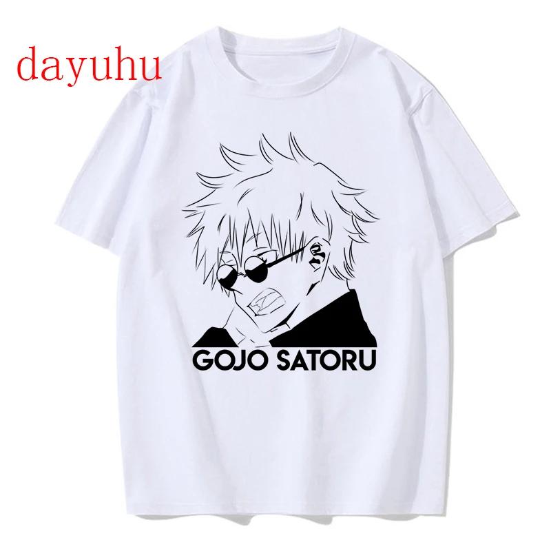 Unisex-T-Shirt Japanischer Anime Jujutsu Kaisen T-Shirt gojo satoru Oberteile Yuji Itadori Grafik-T-Shirts Cooles Unisex-T-Shirt 90er Unisex
