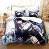 Anime Nonne Bettwäscheset Jungen Mädchen Einzelbett Queen-Size Bettbezug Kissenbezug Bett Kinder Erwachsene Mode Heimtextil