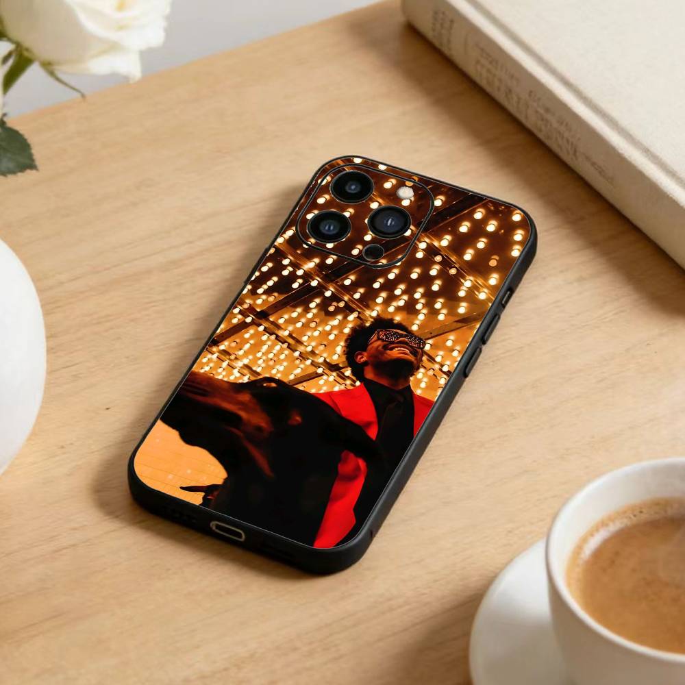 

The Weeknd Phone Case For iPhone 17 16 15 14 13 12 Max Plus Silicone Black Cover iPhone15