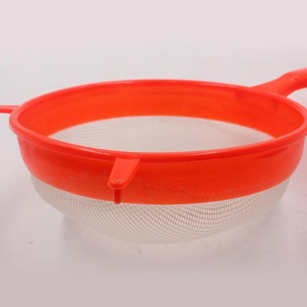 Lightweight Food Sieve Hanging Hole Design Durable Filter New Mesh Scoop Strainer  for Home Kitchen