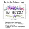 Wasserdichter Badezimmer Wandaufkleber PVC Home Art Raumdekor Wandtür Aufkleber Badezimmer Dekoration Aufkleber Heimbedarf