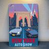 f1New York Auto Show Car Metal Poster  Sign  Size 20x30cm