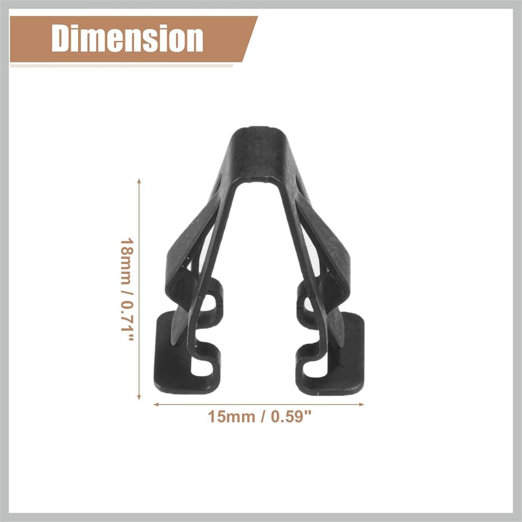 Clipe de Fixação do Porta-Óculos Preto de Ferro Retentor de Clipe Nº DS7Z-9904132-A para Ford Transit 2015-2022 para Ford para Mustang 2015-2022 para Ford Edge 2015-2022