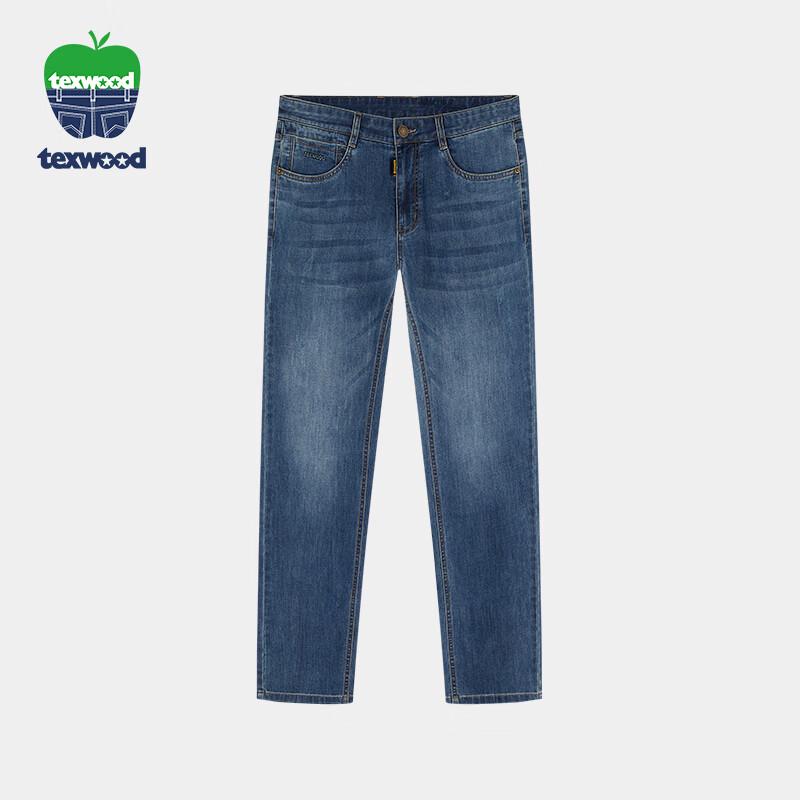 

Texwood Men s Straight Fit Business Casual Jeans 31