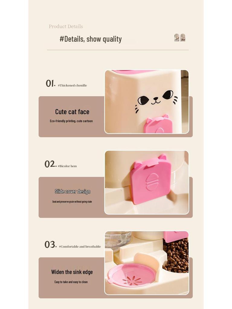 Universal Pet Bowl & Water Dispenser for Cats and Dogs