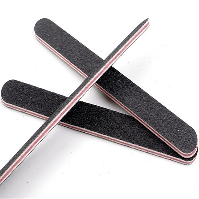10 Pcs Sanding Nail File Nail Art Buffer Salon Glitter Tools Sandpaper