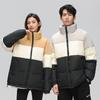 Autumn and winter down jacket % white duck down warm couple down lambsdown jacket stand-up collar loose versatile jacket