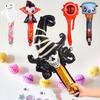 Owls Pumpkin Inflatable Stick Pumpkin Ghost Aluminum Foil Balloon Roll Skull Handheld Stick  Bar