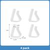 Home Use Table Corner Cloth Anti-Slip Fixing Cloth for Coffee Tables and Dining Tables with Small Clips