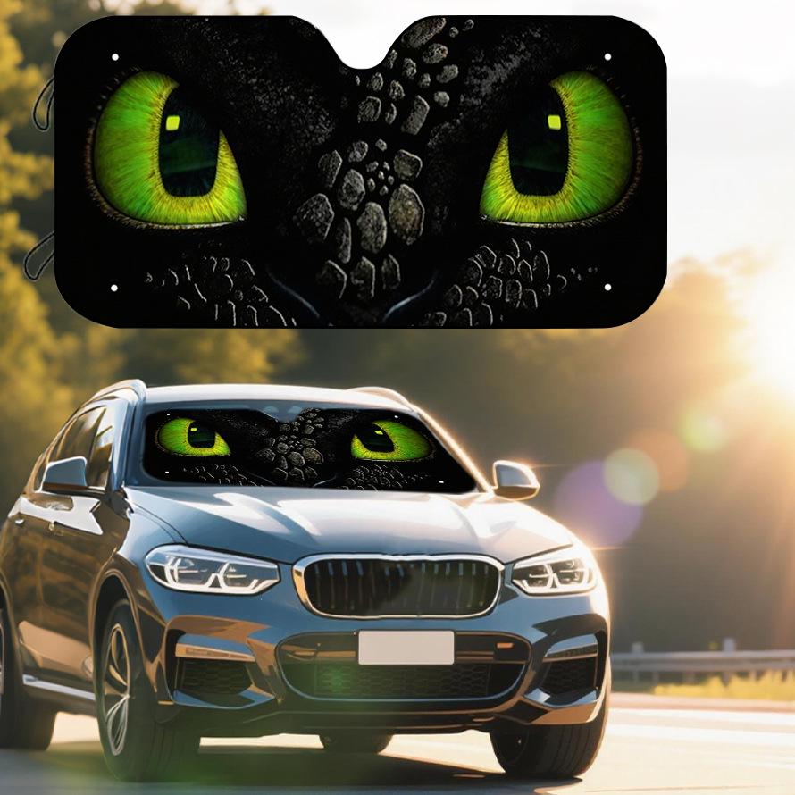 Universal Foldable Car Windshield Sun Visor for Heat and Sun Protection