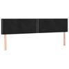 Vidaxl Letto Continentale Con Materasso, Nero, Velluto 200X200 Cm