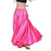 Fashion Sparkling Satin Satin Skirt Spanish Professional Belly Dance Skirt Show Costumes Large Swing Dancer Practice Wear Dance