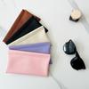 Storage Bag Pu Leather For Long Wallet Passport Driver'S License Document Holder Data Cable Cosmetic Bag For Women Men