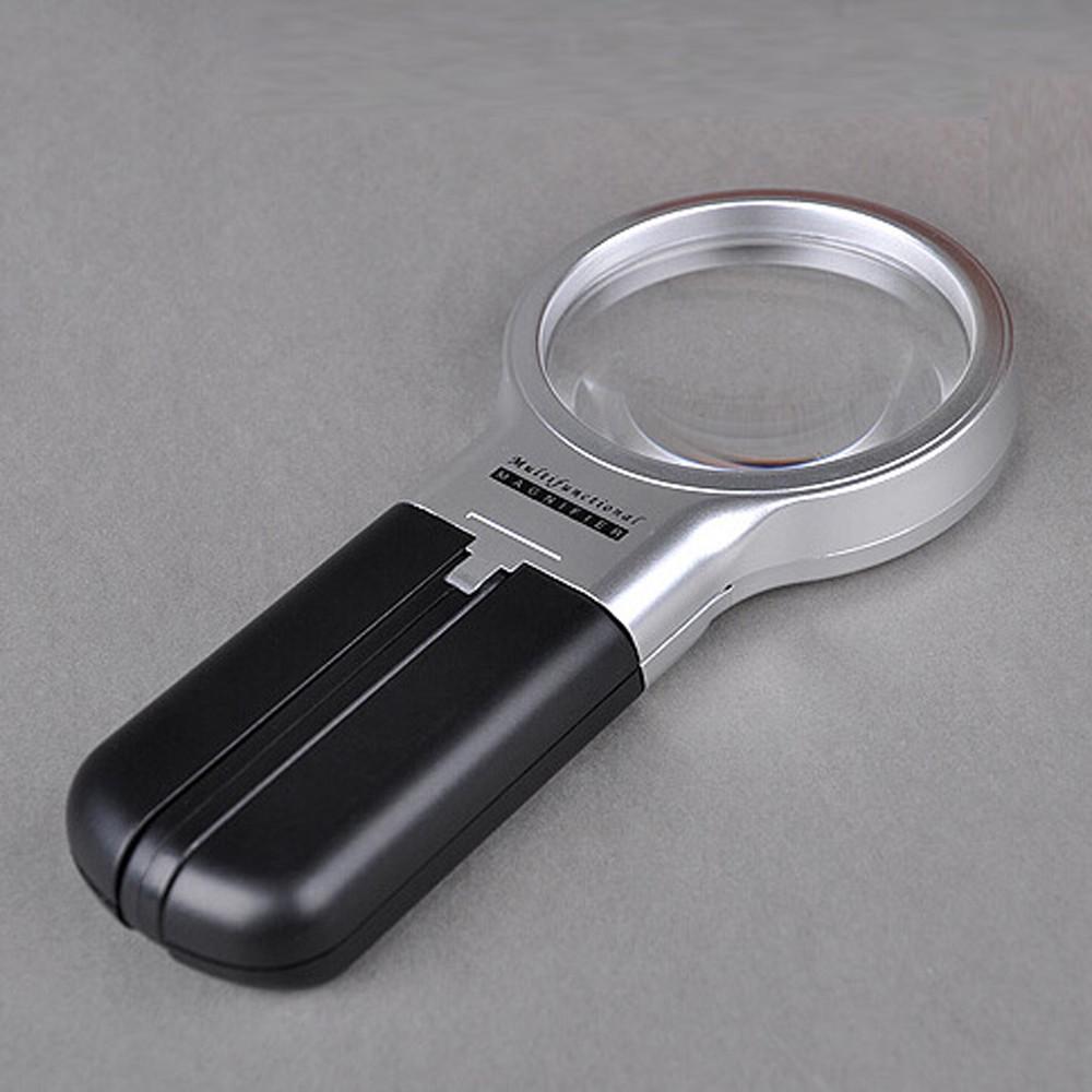 16X30mm Folding Stand Jewelry Loupe + 2 LED Light