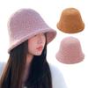 Poggle Wide Bucket Hat Women's Winter Fleece Bucket Hat