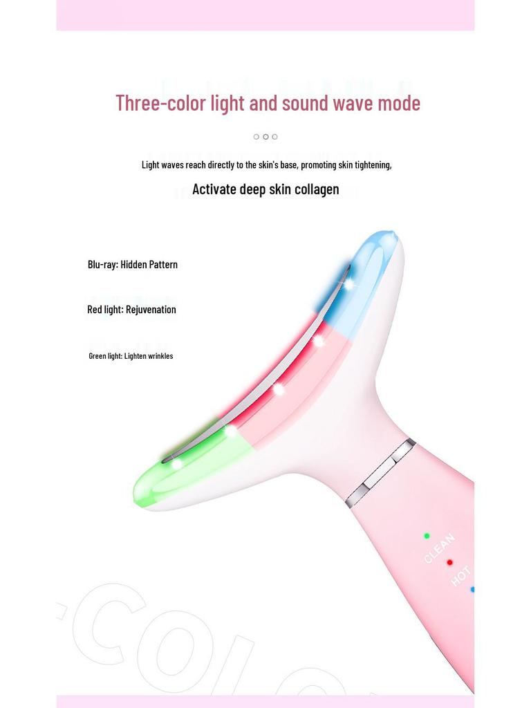 Neck Care Microcurrent Massager: Smooth Wrinkles & Lift Skin
