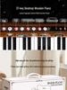 Children's Wooden Toy Piano: Beginner Electronic Keyboard for Boys & Girls, Infants, Toddlers - Ideal Birthday Gift.
