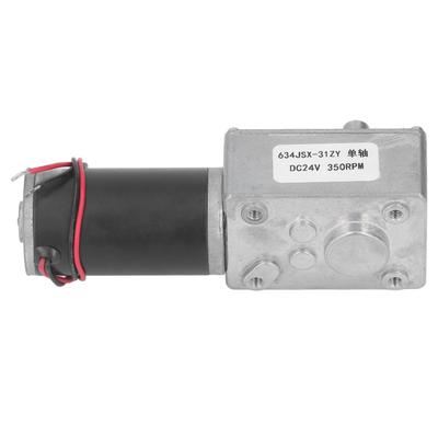 DC Geared Motor Forward Reverse Rotation Self Locking Aluminum Alloy Brass Coil Single Shaft Speed Reduction Motor