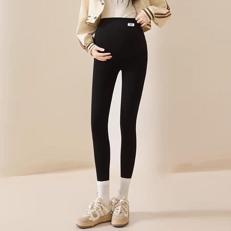 Petite Maternity Belly Support Pants - Spring/Autumn Style, Adjustable & Comfortable Fit XL (115-125 jing)