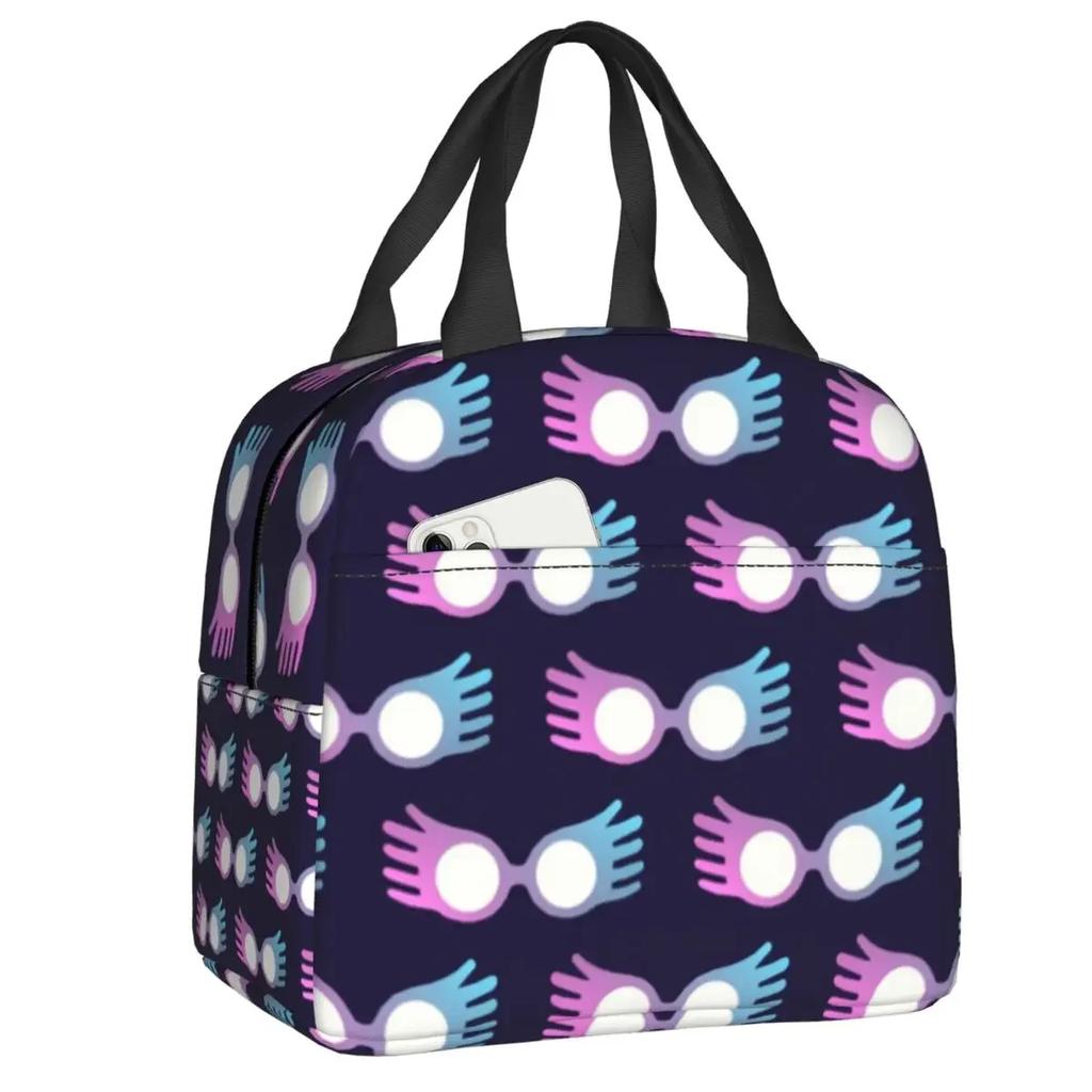 Eye Exam Insulated Lunch Bags for Women Kids Caring for The Eyes Optometrist Optician Portable Thermal Cooler Bento Box School