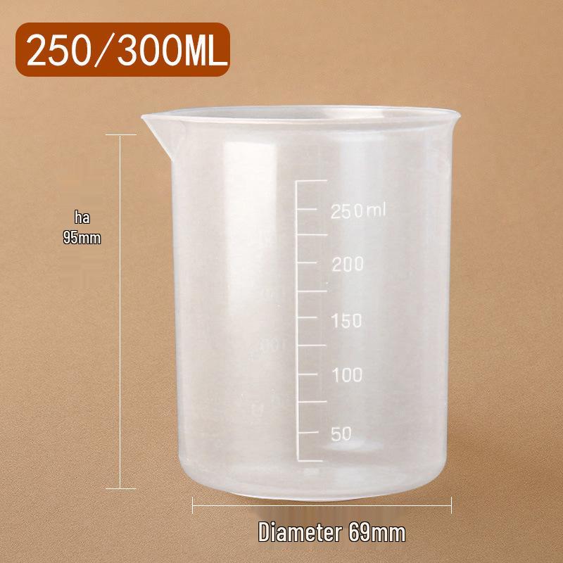 Thickened Plastic Graduated Measuring Cup for Kitchen and Lab Use