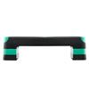Aerobic Exercise Step Platform Adjustable Workout Stepper 4 Riser Green