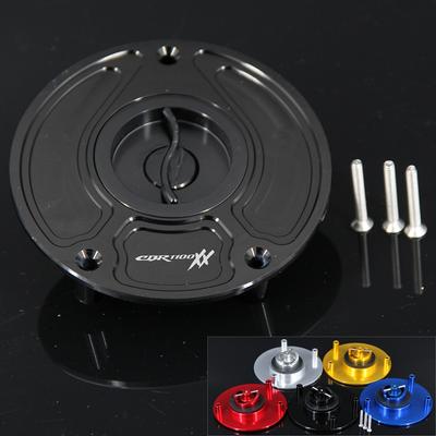 CNC Aluminum Keyless Motorcycle Accessories Fuel Gas Tank Cap Cover For Honda CBR1100XX / Super Blackbird CBR 1100XX