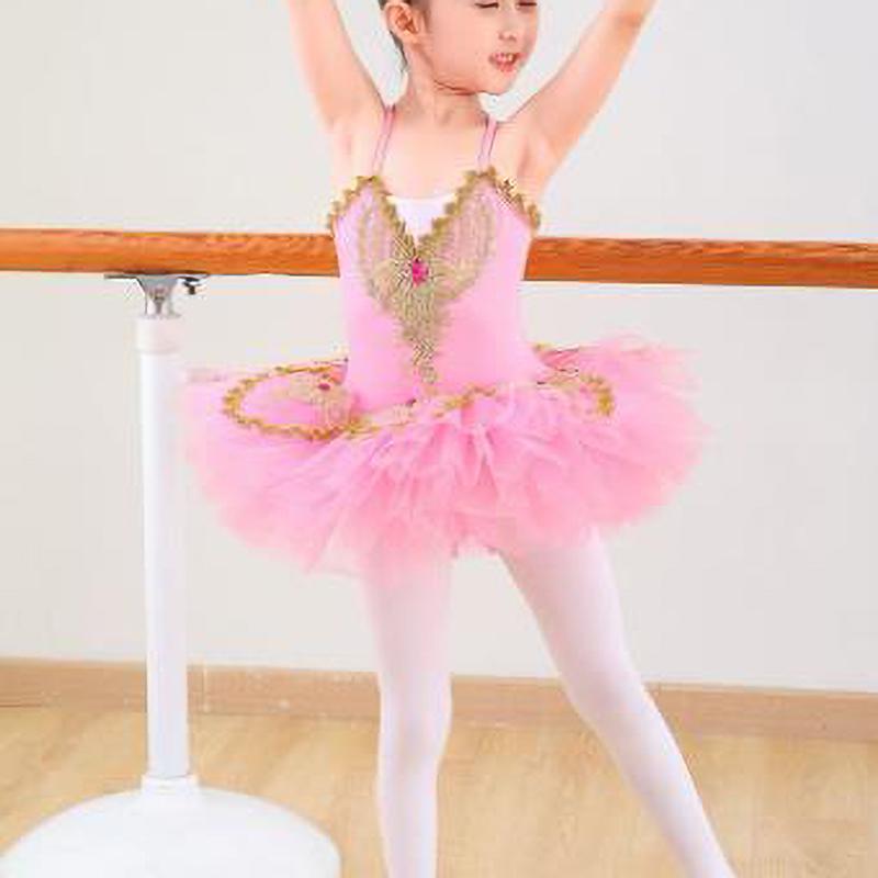 Dziewczęca sukienka baletowa Kostium taneczny Konkursowa sukienka gazowa Niebieska Biała Różowa Fioletowa Czerwona