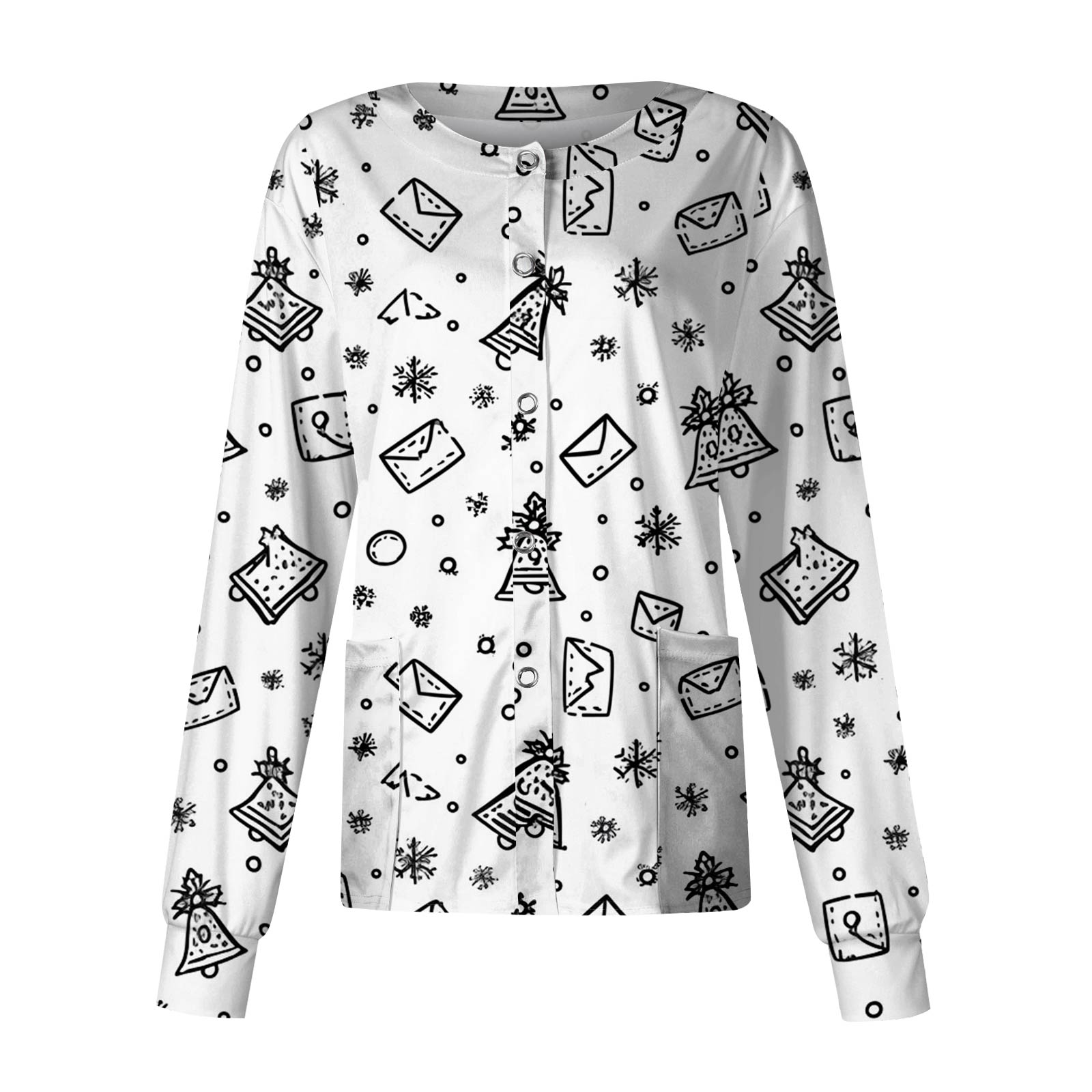 

Женский повседневный топ с длинным рукавом, на одной пуговице, с принтом, быстросохнущий XL хаки