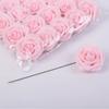 25pcs Ultra-Realistic Artificial Roses with Stem, Elegant Decor for Home,Party,Wedding,for DIY Bouquets,Romantic Centrepieces