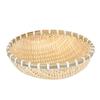 Round Handmade Bamboo Storage & Winnowing Basket - Farmhouse Fruit & Vegetable Basket