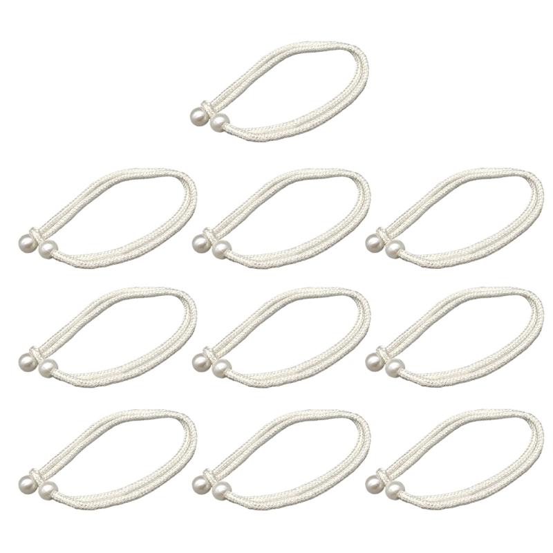 Bead Curtain Holders Woven Curtain Tapes Tiebacks with Drawstring  Decorative Curtain Holder for Home Window Decorations