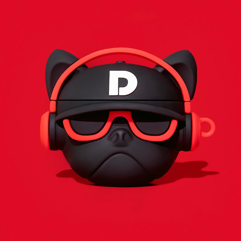 3D Kekse Hai Niedliche Kopfhörer-/Ohrhörer-Hülle für AirPods 2 3 Pro Silikon Cartoon Kopfhörerhülle für Airpods 3 Pro Hülle