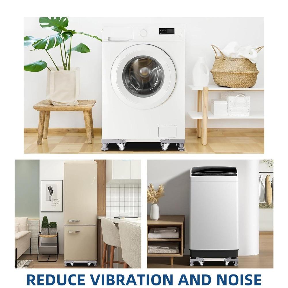 Washing Machine Mobile Bracket Wave Wheel Drum Universal Lifting Multifunctional Shock-absorbing and Height Increasing Base Pad