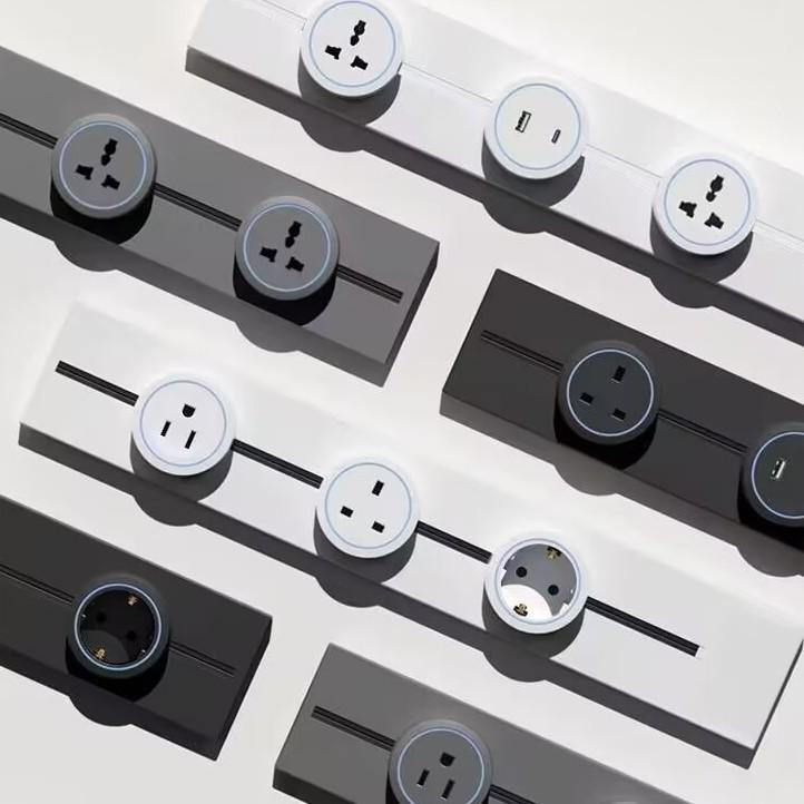 Europäische Standard-Schienensteckdose, 110V