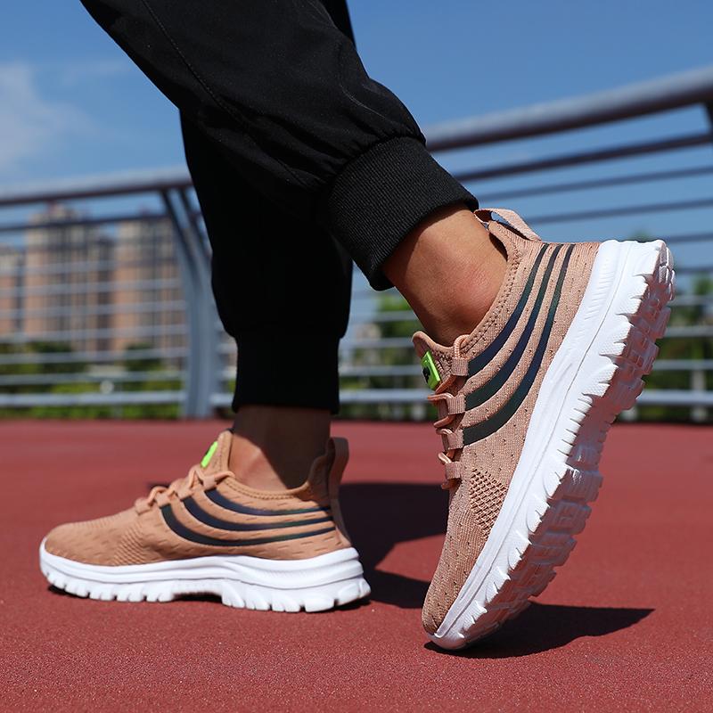 Men Summer Casual Sneakers Breathable Lightweight Mesh Fashion shoes man Trendy Jogging Soft Sole Hiking Breathable Material for Hot Summer Days