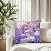 Game Anime Genshin Impact Sangonomiya Kokomi Pillow Case Square Pillow Cushion Cover Bedroom Sofa Room Decoration Casual