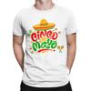 Enjoy The Cinco De Mayo Tshirt For Unisex Vintage Cotton Tee Shirt Crewneck Short Sleeve T Shirt Big Size Clothing